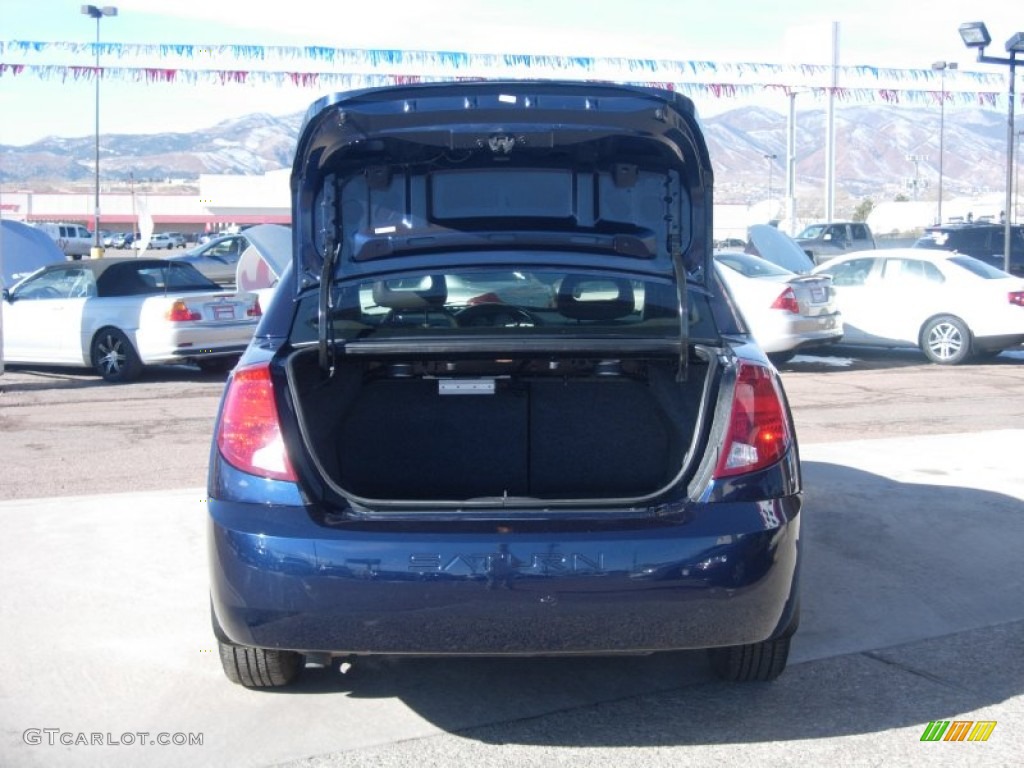 2007 ION 3 Sedan - Deep Blue / Gray photo #12