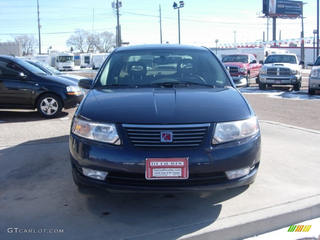 2007 ION 3 Sedan - Deep Blue / Gray photo #15