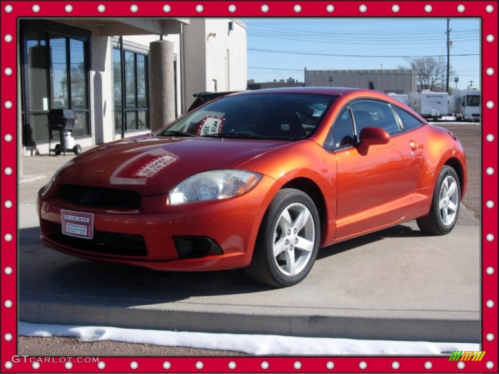 2009 Eclipse GS Coupe - Sunset Pearlescent Pearl / Dark Charcoal photo #1