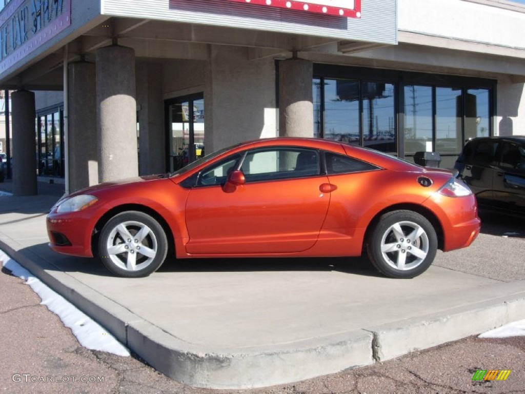 2009 Eclipse GS Coupe - Sunset Pearlescent Pearl / Dark Charcoal photo #8