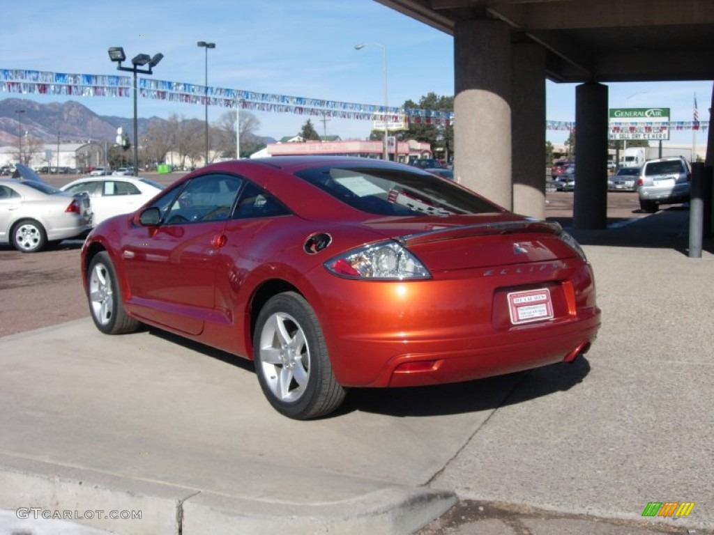 2009 Eclipse GS Coupe - Sunset Pearlescent Pearl / Dark Charcoal photo #9