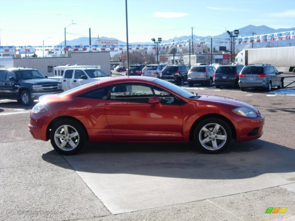 2009 Eclipse GS Coupe - Sunset Pearlescent Pearl / Dark Charcoal photo #13