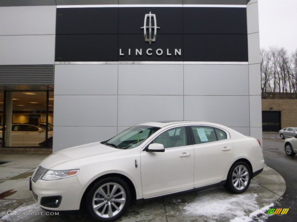 2009 MKS AWD Sedan - White Chocolate Tri-Coat / Cashmere photo #1