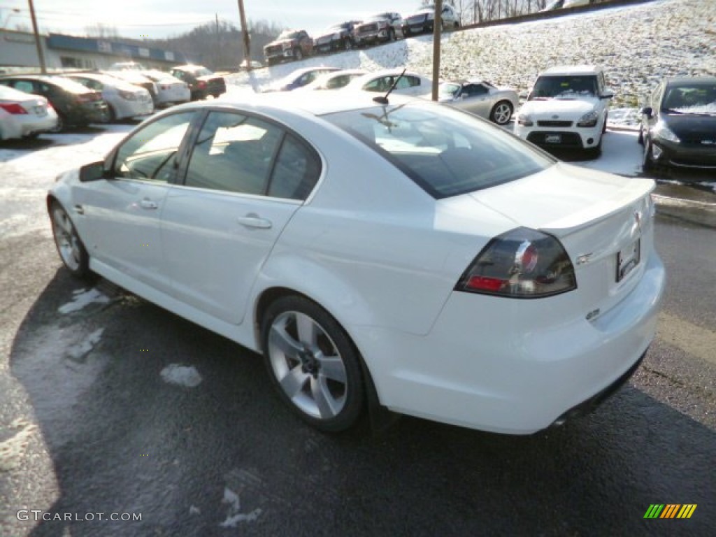 2009 G8 GT - White Hot / Onyx/Red photo #5