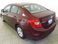 Crimson Pearl - Civic LX Sedan Photo No. 7