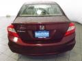 Crimson Pearl - Civic LX Sedan Photo No. 8
