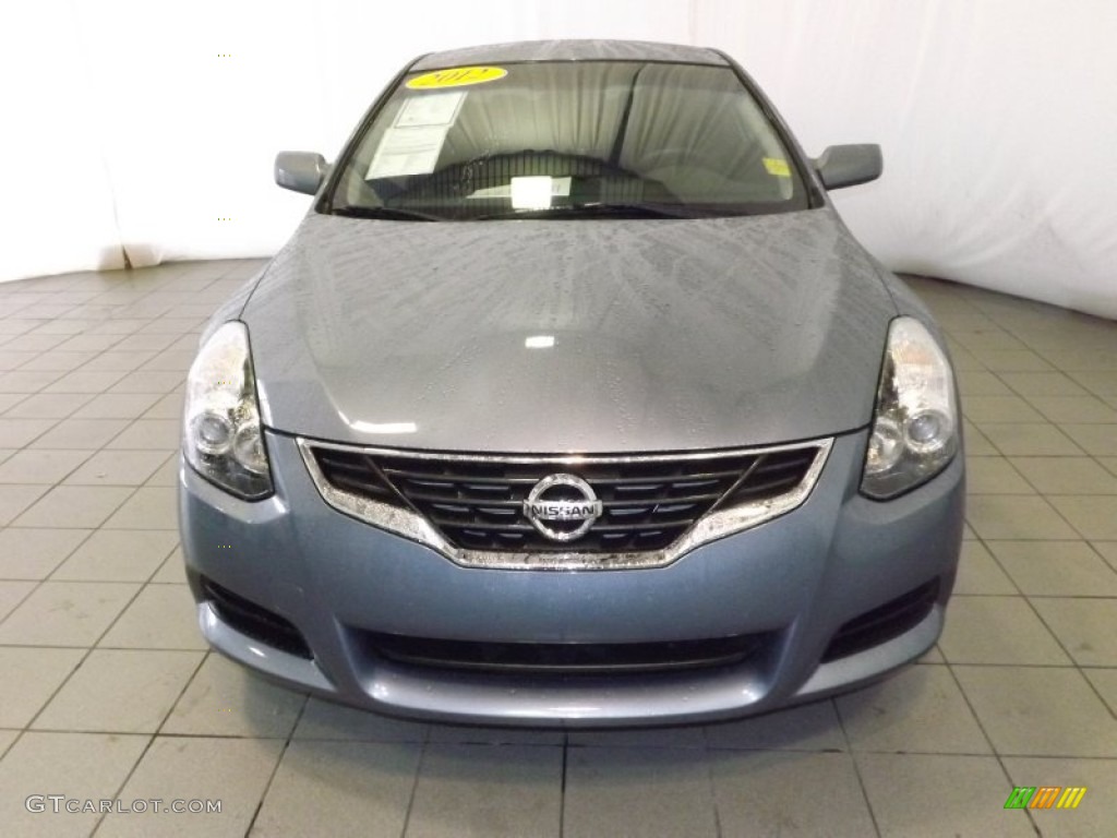 2012 Altima 2.5 S Coupe - Ocean Gray / Charcoal photo #2