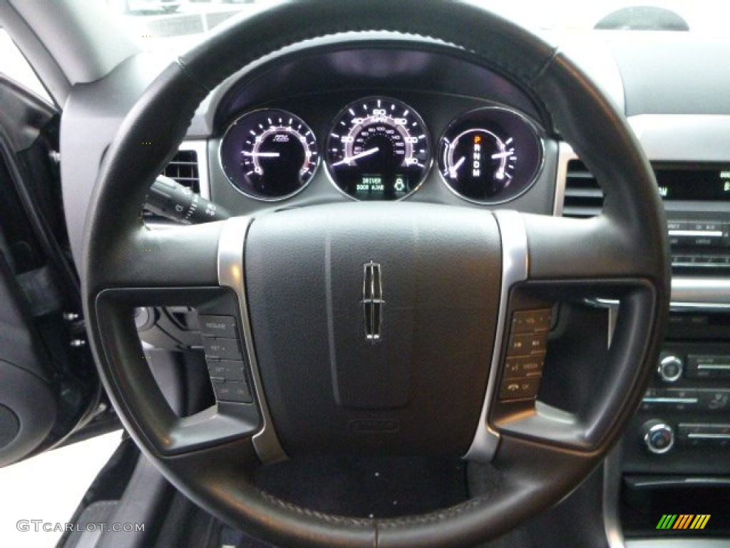 2012 MKZ FWD - Tuxedo Black Metallic / Dark Charcoal photo #22