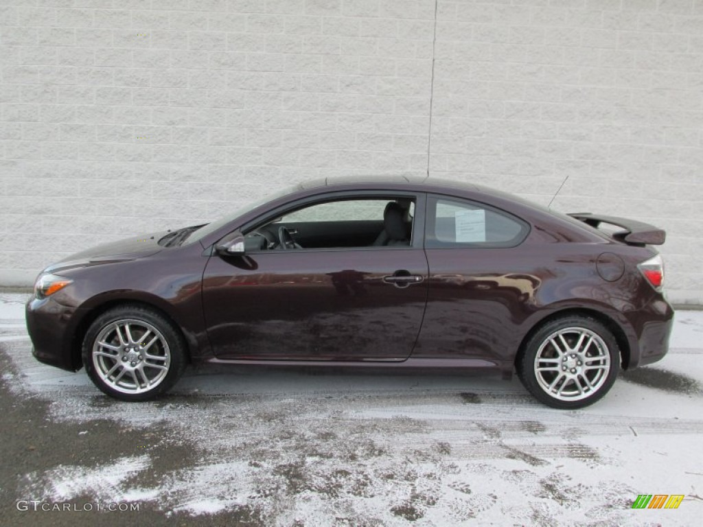 2008 tC  - Sizzling Crimson Red Mica / Dark Charcoal Gray photo #2