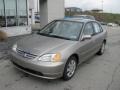 2003 Shoreline Mist Metallic Honda Civic EX Sedan  photo #2