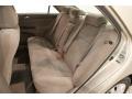 2005 Toyota Camry Taupe Interior Rear Seat Photo