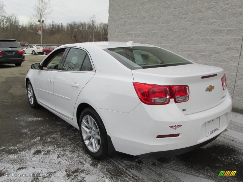 2014 Malibu LT - Summit White / Cocoa/Light Neutral photo #4