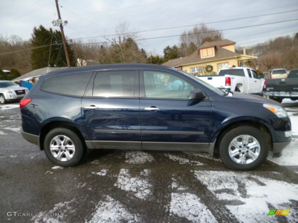 Dark Blue Metallic 2012 Chevrolet Traverse LS AWD Exterior Photo #89532857