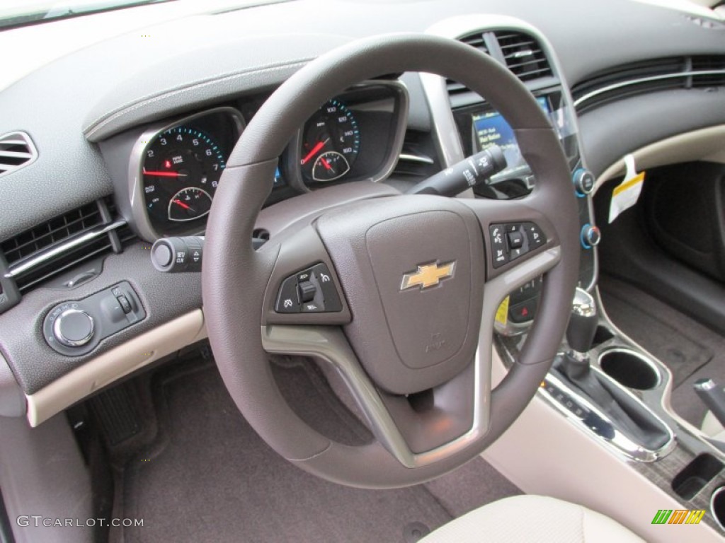 2014 Malibu LT - Summit White / Cocoa/Light Neutral photo #15
