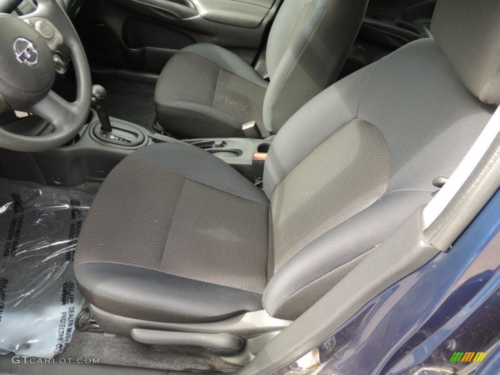 2012 Versa 1.6 SV Sedan - Metallic Blue / Charcoal photo #4