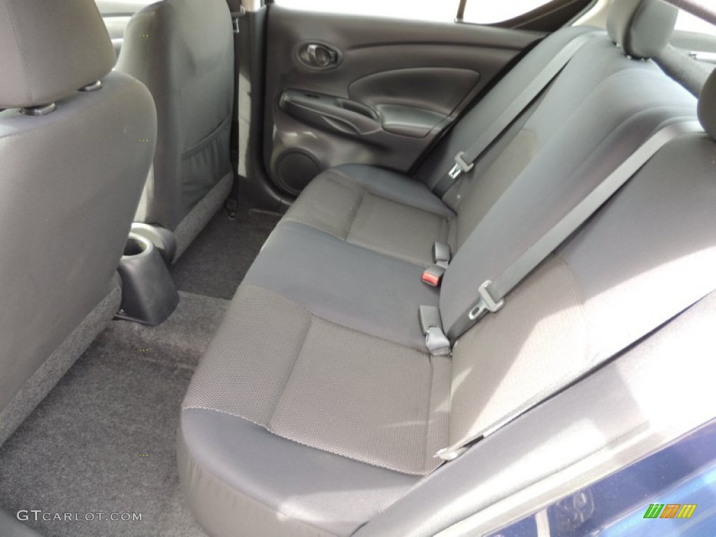 2012 Versa 1.6 SV Sedan - Metallic Blue / Charcoal photo #6
