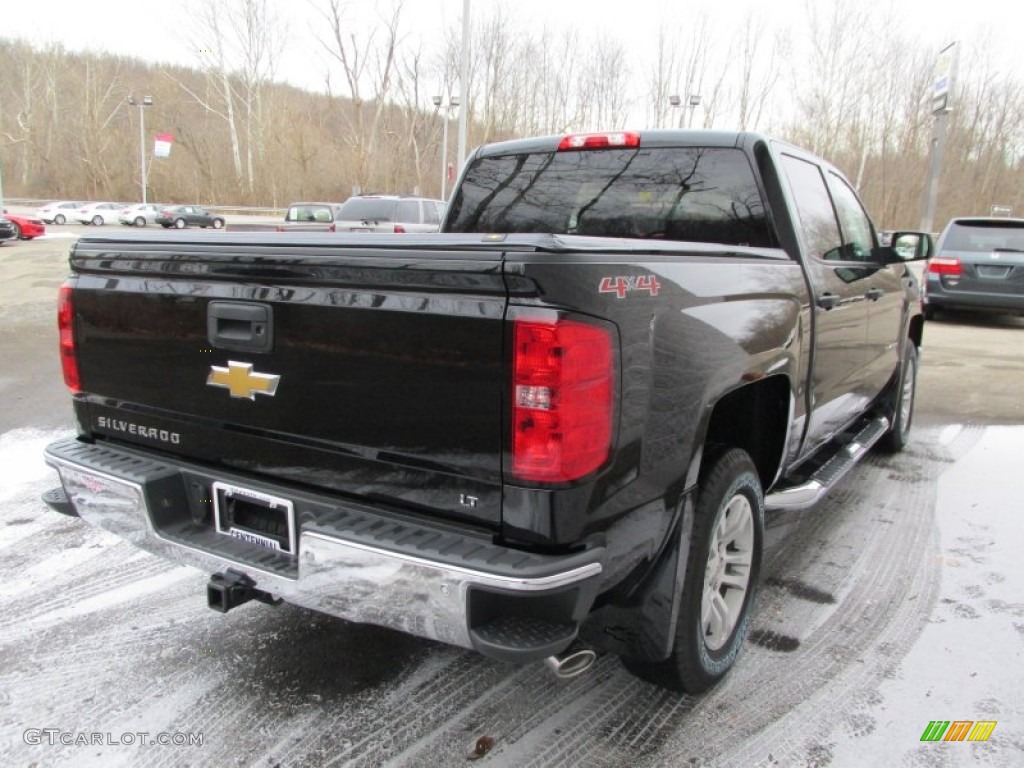 2014 Silverado 1500 LT Crew Cab 4x4 - Black / Jet Black photo #7