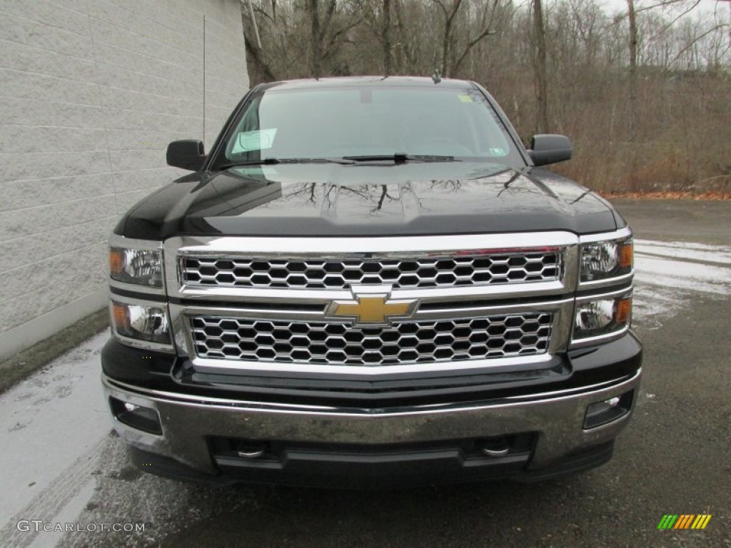 2014 Silverado 1500 LT Crew Cab 4x4 - Black / Jet Black photo #9