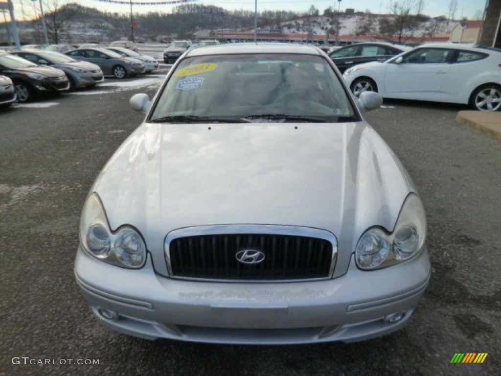 2003 Sonata GLS V6 - Brilliant Silver Metallic / Black photo #2