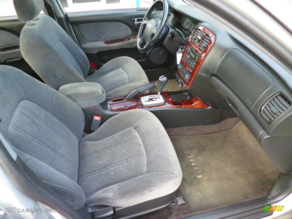 2003 Sonata GLS V6 - Brilliant Silver Metallic / Black photo #10