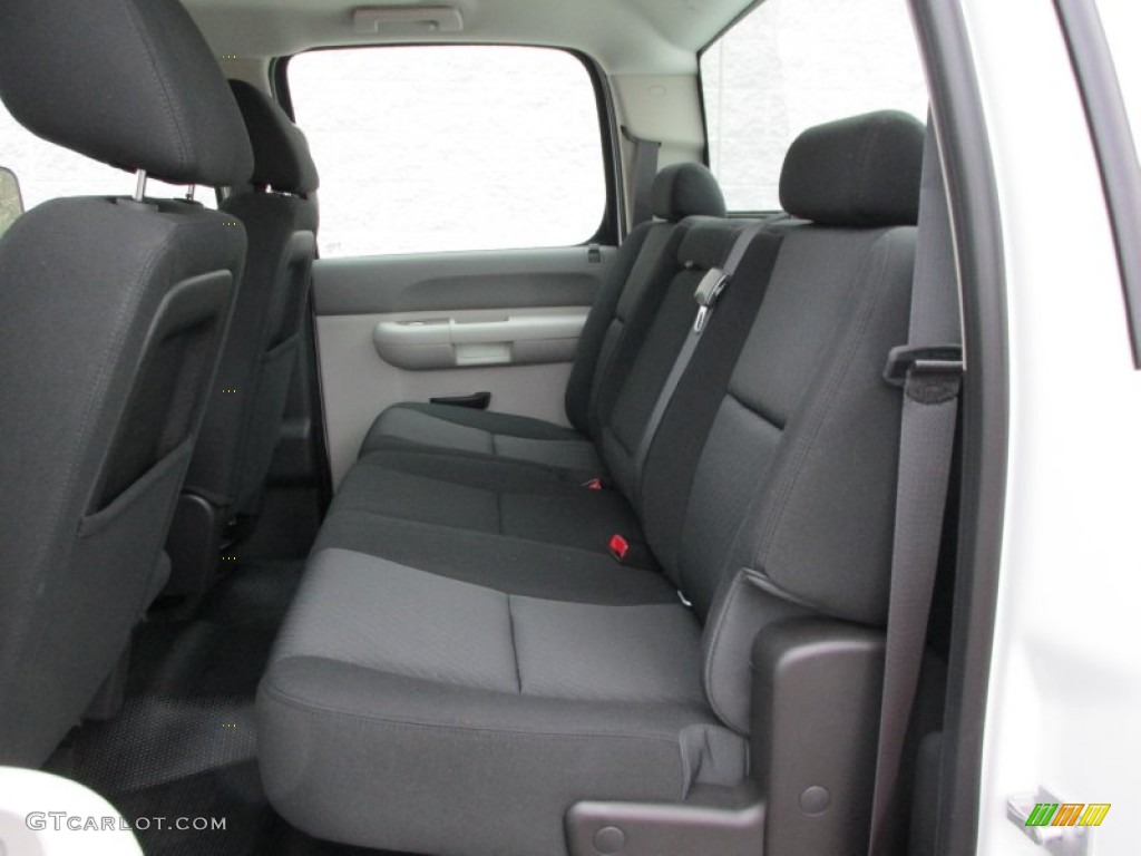 2014 Chevrolet Silverado 3500HD WT Crew Cab Dual Rear Wheel 4x4 Rear Seat Photo #89535544