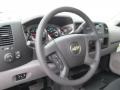 Dark Titanium 2014 Chevrolet Silverado 3500HD WT Crew Cab Dual Rear Wheel 4x4 Steering Wheel