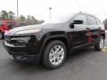 2014 Brilliant Black Crystal Pearl Jeep Cherokee Latitude  photo #3