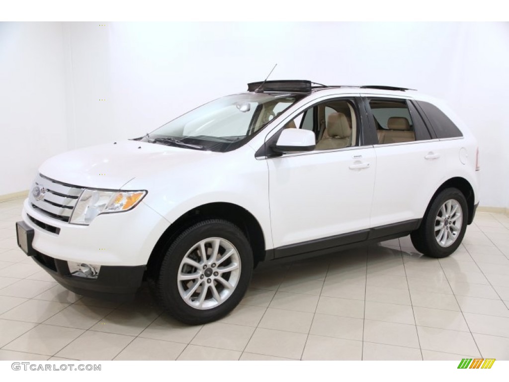 White Platinum Tri-Coat 2009 Ford Edge Limited Exterior Photo #89535616