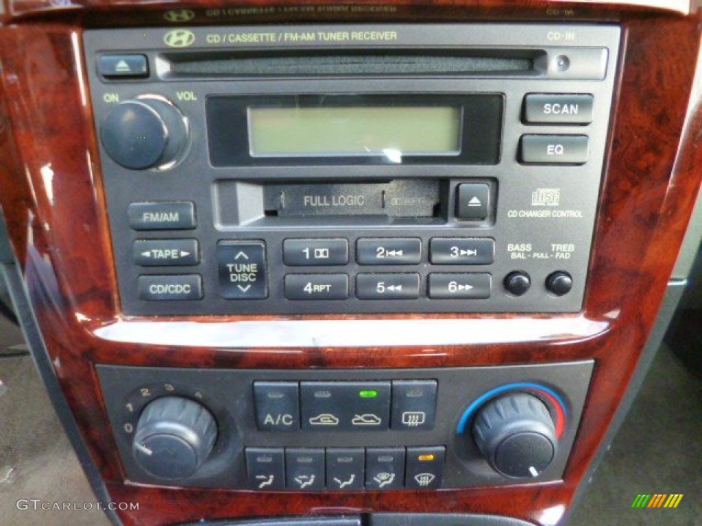 2003 Sonata GLS V6 - Brilliant Silver Metallic / Black photo #19