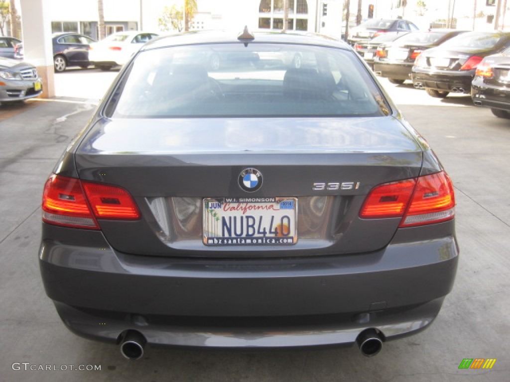 2008 3 Series 335i Coupe - Sparkling Graphite Metallic / Black photo #3