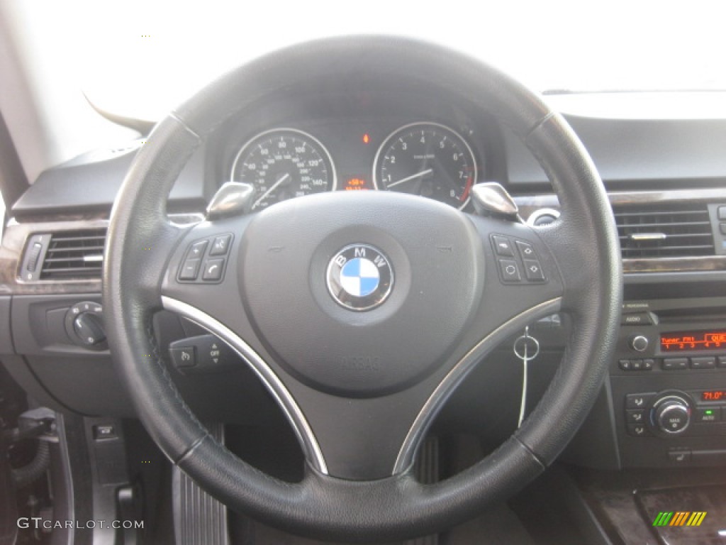 2008 3 Series 335i Coupe - Sparkling Graphite Metallic / Black photo #11