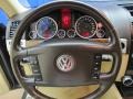 Pure Beige 2008 Volkswagen Touareg 2 VR6 Steering Wheel