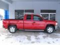 2013 Victory Red Chevrolet Silverado 1500 LT Extended Cab 4x4  photo #2