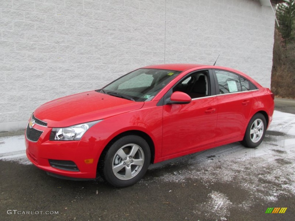 2014 Cruze LT - Red Hot / Jet Black/Sport Red photo #1