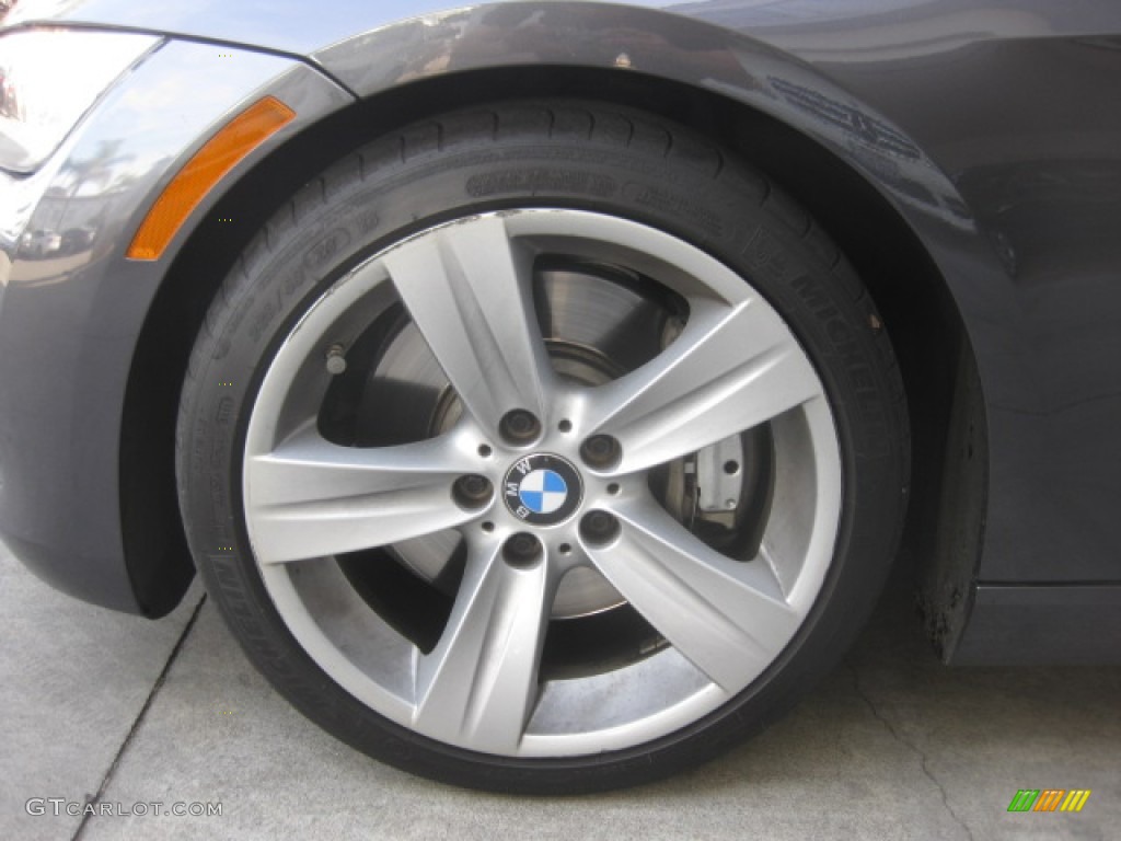 2008 3 Series 335i Coupe - Sparkling Graphite Metallic / Black photo #23