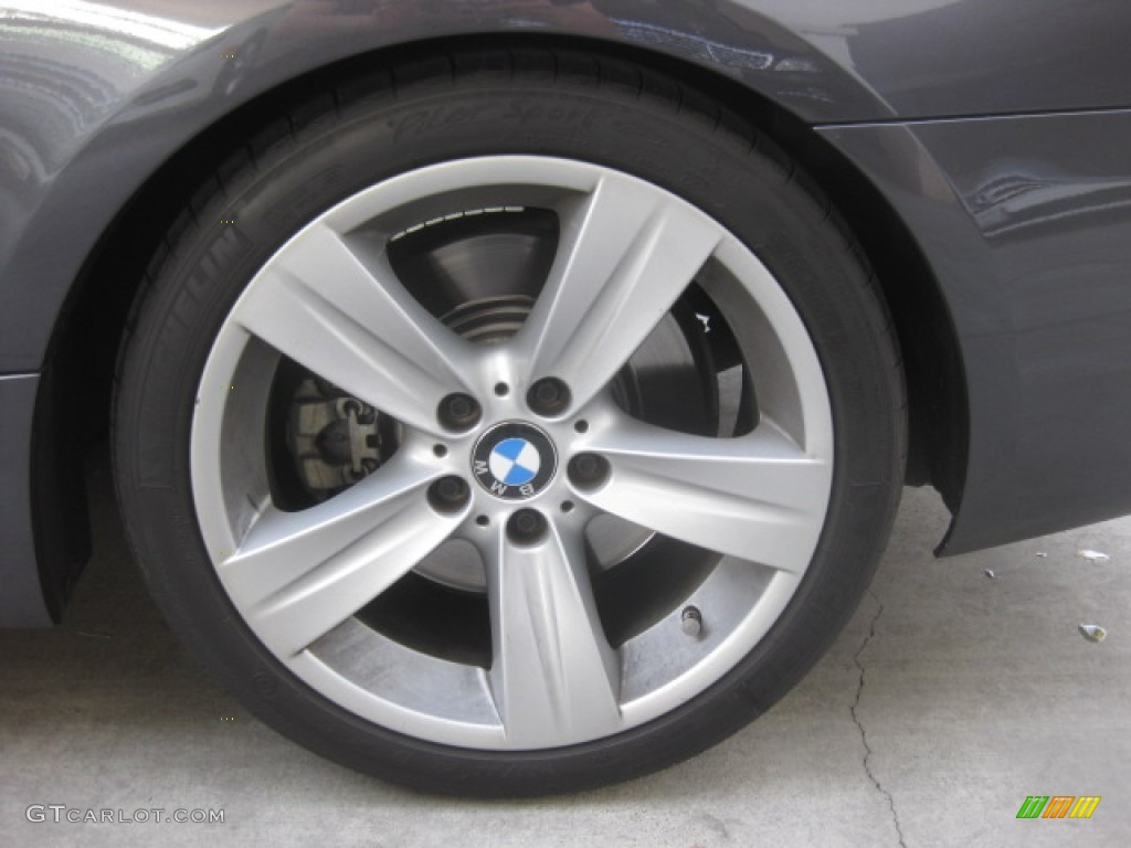 2008 3 Series 335i Coupe - Sparkling Graphite Metallic / Black photo #24