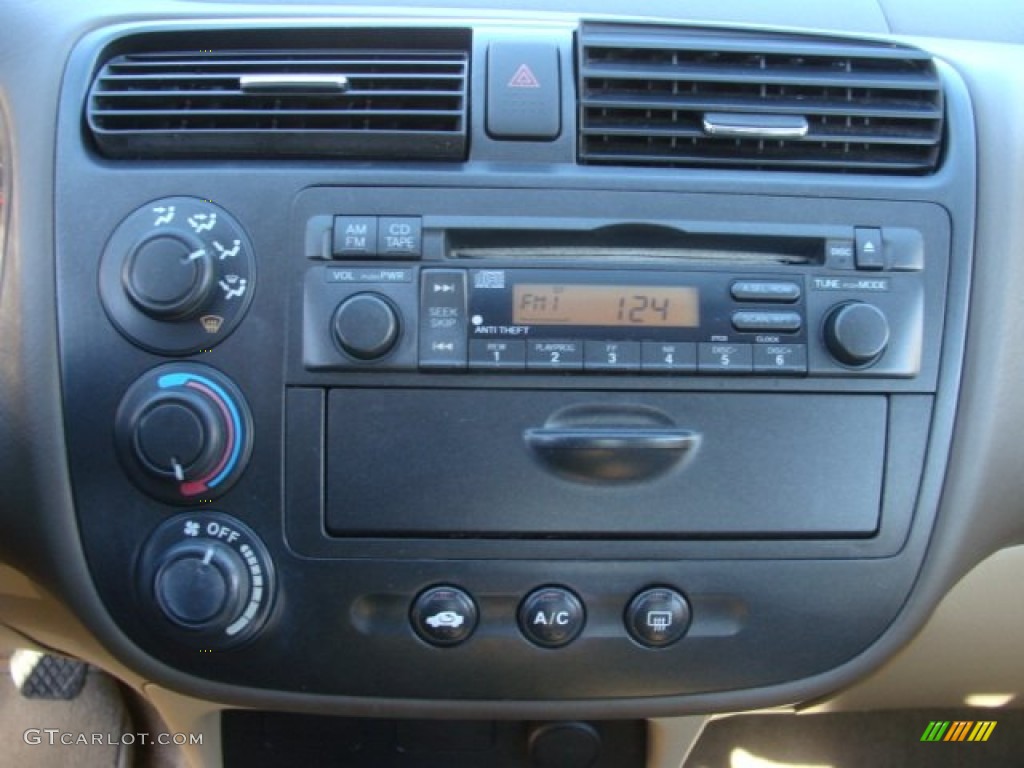 2003 Honda Civic EX Coupe Controls Photo #89538229