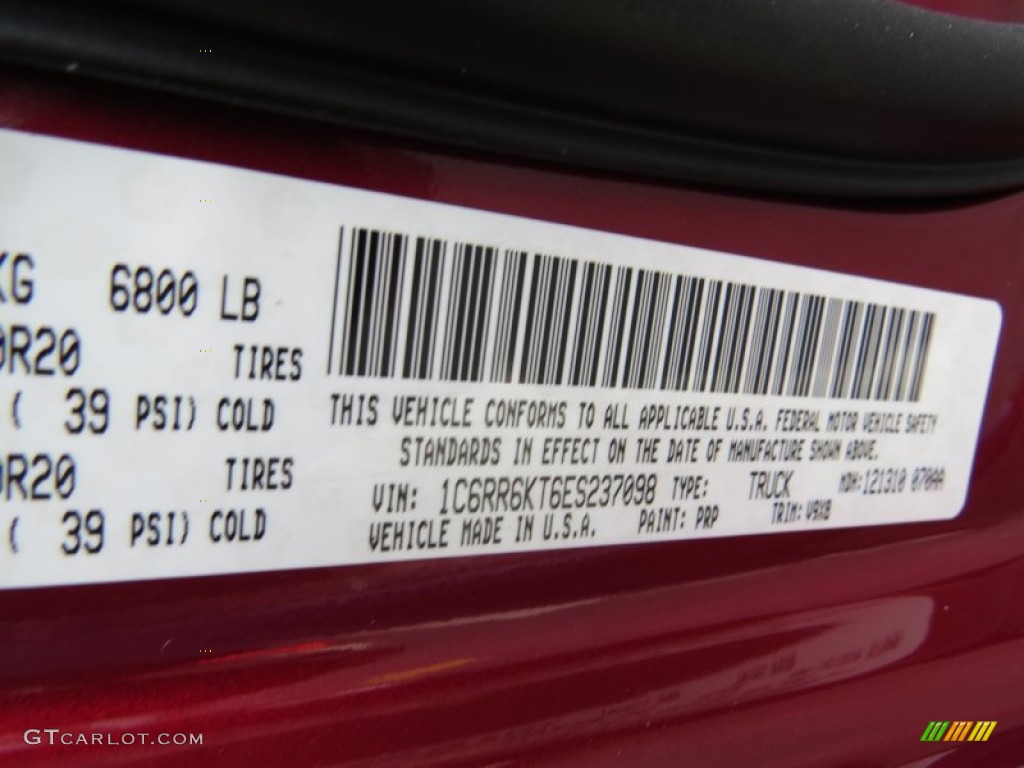 2014 1500 Express Crew Cab - Deep Cherry Red Crystal Pearl / Black/Diesel Gray photo #17