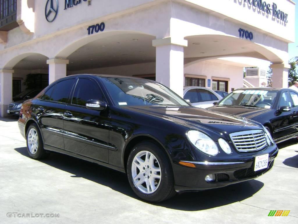 Black Mercedes-Benz E