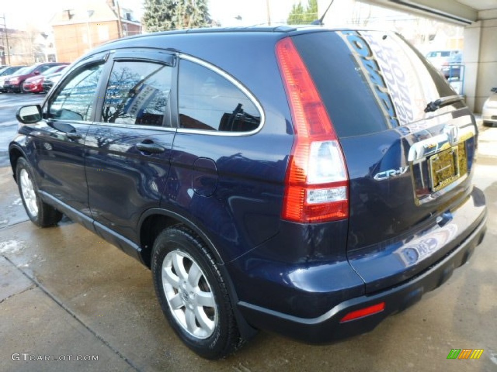 2009 CR-V EX 4WD - Royal Blue Pearl / Black photo #10