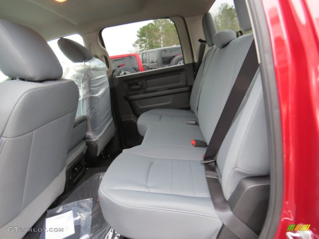2014 1500 Express Crew Cab - Deep Cherry Red Crystal Pearl / Black/Diesel Gray photo #13
