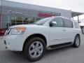 Pearl White 2014 Nissan Armada Platinum
