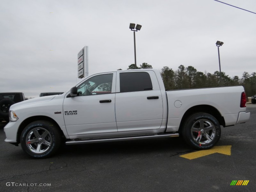 2014 1500 Express Crew Cab - Bright White / Black/Diesel Gray photo #4