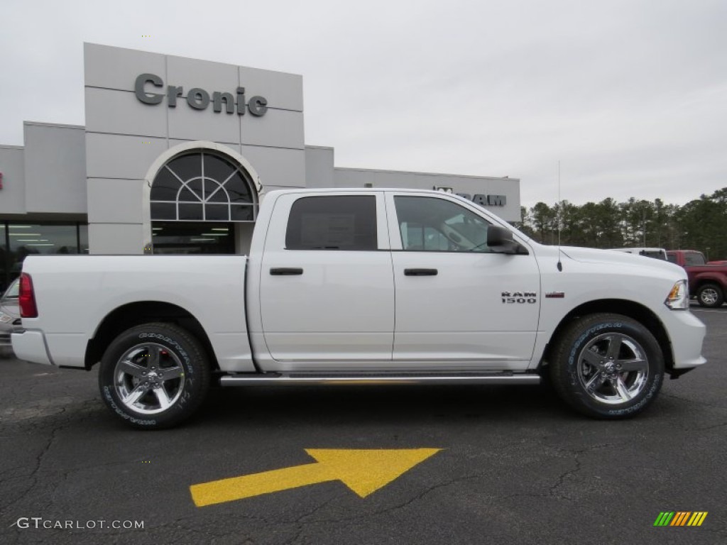 2014 1500 Express Crew Cab - Bright White / Black/Diesel Gray photo #8