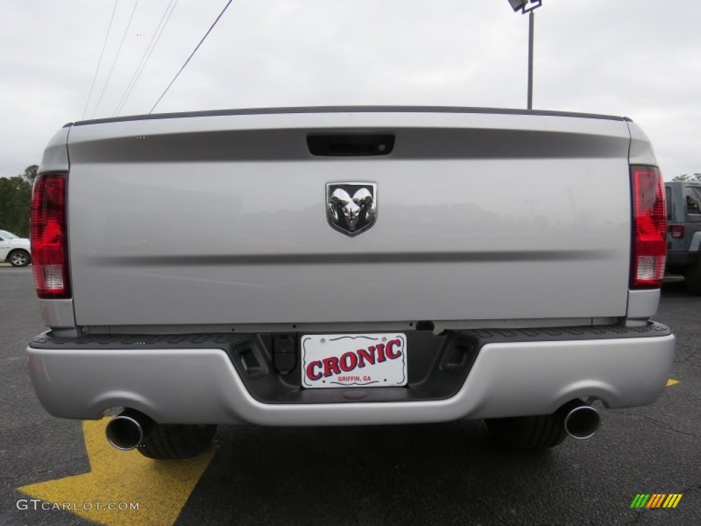 2014 1500 Express Quad Cab - Bright Silver Metallic / Black/Diesel Gray photo #6