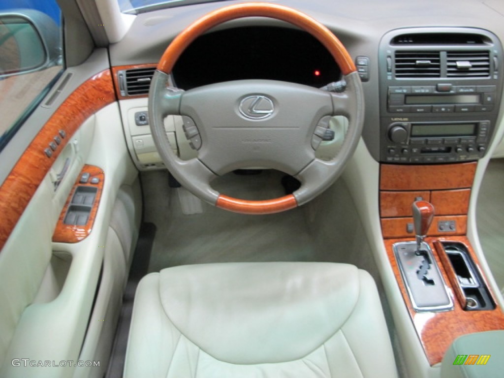 2001 LS 430 - Mystic Sea Green / Ivory photo #25