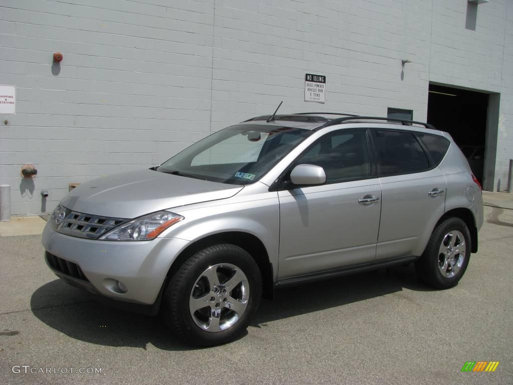2005 Murano SL AWD - Sheer Silver Metallic / Charcoal photo #1