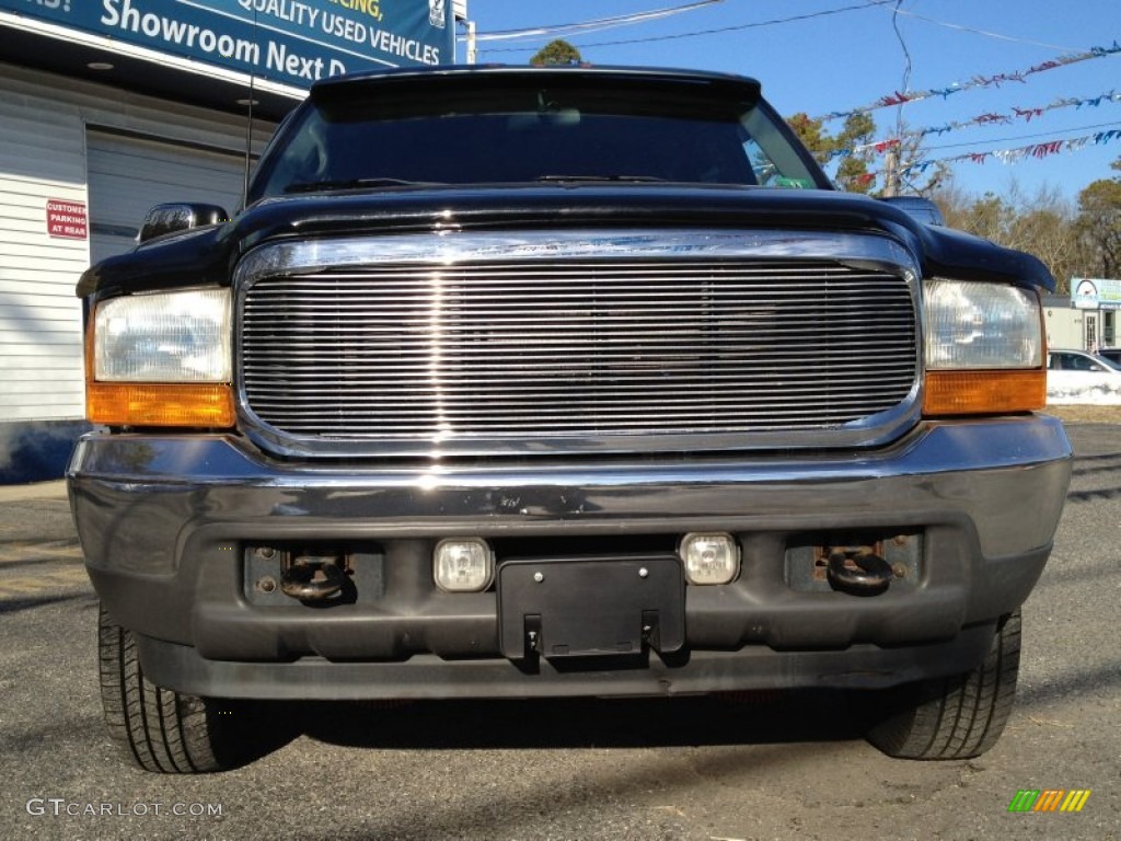 2000 Excursion XLT 4x4 - Medium Steel Blue Metallic / Medium Graphite photo #4