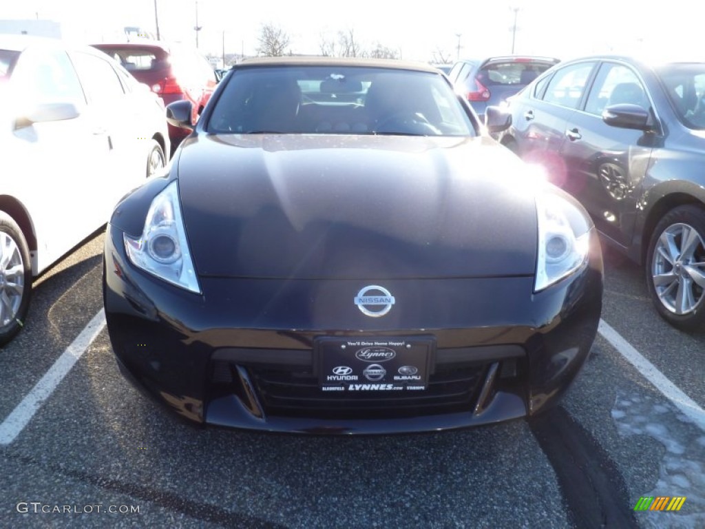 2010 370Z Touring Roadster - Black Cherry / Black Leather photo #2