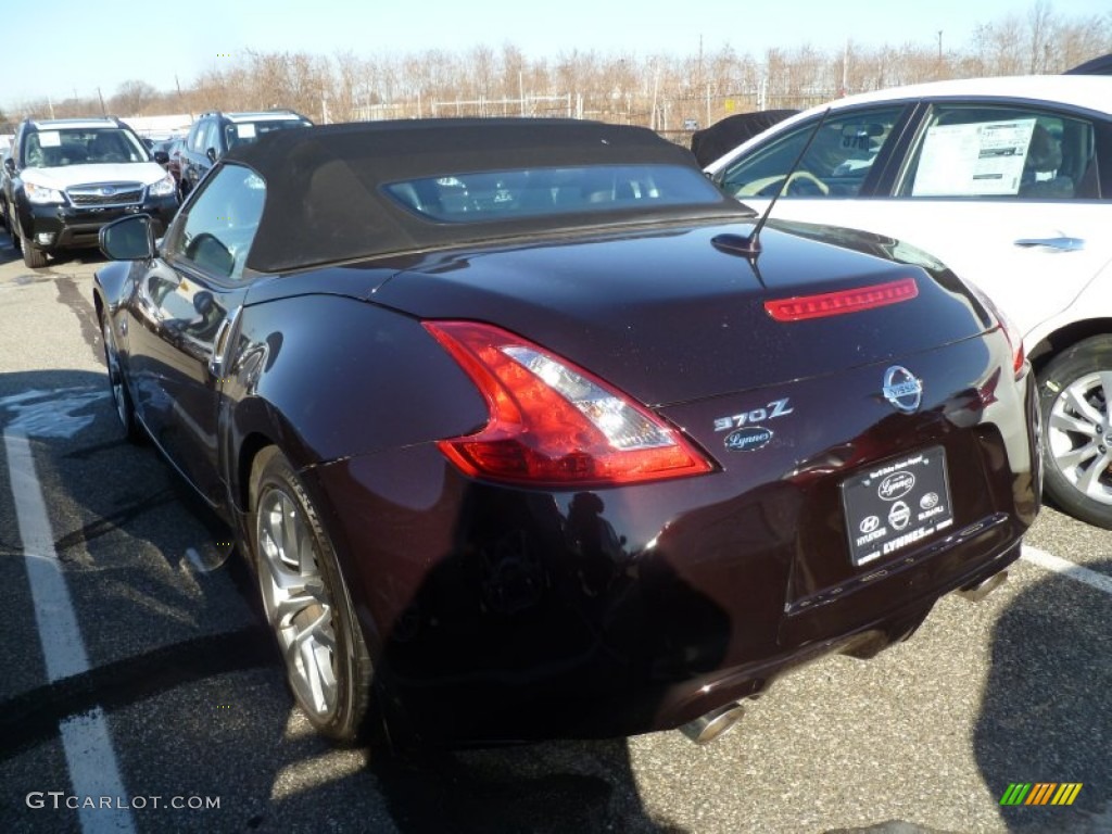2010 370Z Touring Roadster - Black Cherry / Black Leather photo #4